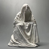 幽灵巫师死神袍桌面创意石膏雕塑扩香石摆件复古小众古怪派对