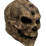 恐怖骷髅头面具全脸角色，扮演乳胶骨架头盔，万圣节派对服装道具