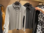 韩国高尔夫服装女士春夏长袖T恤弹力优雅气质女装运动Polo衫
