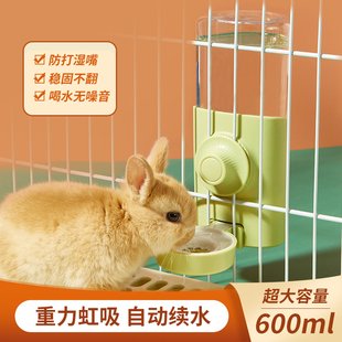 兔子水壶饮水器荷兰猪龙猫，刺猬喂水静音大容量，用品自动续水600ml