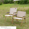 单件拍 便携式户外折叠椅 木纹椅克米特钓鱼凳野餐露营椅子