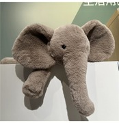 ins北欧软体大象公仔儿童睡觉抱布娃娃安抚小象，玩偶抱枕毛绒玩具