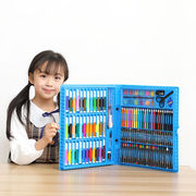儿童150件画画套装水彩笔，礼盒绘画铅笔，蜡笔小学生画画工具美