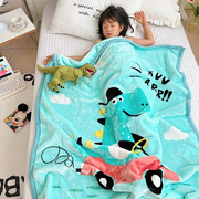 幼儿园珊瑚绒毛毯儿童小毯子办公室披肩宝宝用午睡毯沙发空调盖毯
