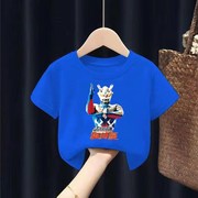奥特曼男童t恤短袖夏装，2022儿童中大童韩版体恤薄夏季