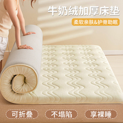 牛奶绒乳胶床垫软垫家用卧室榻榻米垫子冬季加厚垫被褥子铺底睡垫