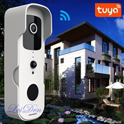 Tuya涂鸦智能家居可视门铃Wi-Fi对讲叮咚防水无线安装监视高清