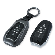 专用于雪铁龙钥匙包C3-XR爱丽舍C4L钥匙包壳汽车铝合金属钥匙壳扣
