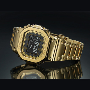 卡西欧手表gmw-b5000gd14dbpc-1太阳能电波蓝牙小方块男表