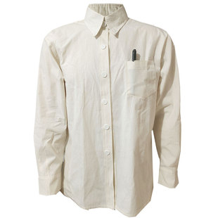 65式老衬衣纯棉粗布原棉，色男女长袖，解放时期衬衫老兵款米白色衬衣