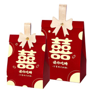 结婚喜糖盒2023手提喜糖盒子订婚糖果包装盒空盒喜宴伴手礼盒