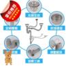 不锈钢防臭厨房洗菜盆下水管水槽，下水器双槽n单槽副管下水管厨房a