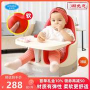安贝贝anbebe宝宝餐椅，家用婴儿学坐椅便携儿童，座椅多功能吃饭桌椅