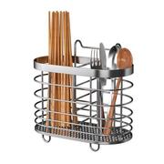 厨房家用304不锈钢餐具筷子筒筷篓筷子收纳盒壁挂沥水筷笼置物架