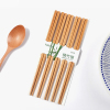 天然楠竹筷子防滑防霉家用高档耐高温竹筷子无漆木筷木质竹子快子