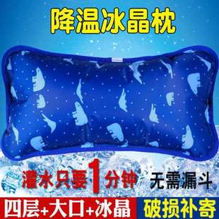 水枕头冰枕头充水大号水，枕头冰枕夏季成人，儿童学生降温冰垫冰袋
