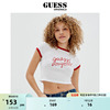 GUESS Originals 女士短款字母LOGO短袖T恤-W2GP07K9RM5