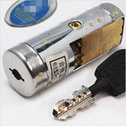 老式防盗门锁芯超b级特能复合齿轮，锁芯防锡纸磁性特能锁芯