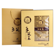 湖湘浩茗湖南安化黑茶茯砖茶，手工茯茶2014年手筑王1kg礼盒