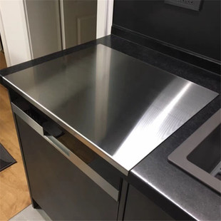 sus304厨房案板食品级不锈钢和面板，烘焙面包板用具家用擀面板菜板