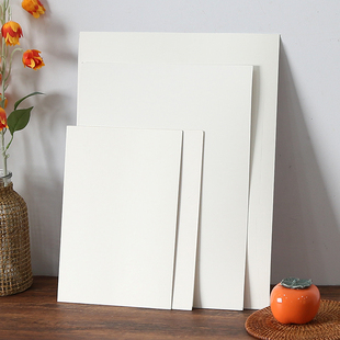简约现代白色卡纸定制加厚多尺寸，内衬纸画框相框整张可写书法