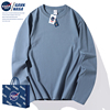 NASA GAVK2023秋冬季百搭潮流纯棉男女同款纯色长袖T恤女