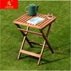 小折叠方桌子(方桌子)正方形，折叠桌餐桌楠竹实木，吃饭桌简易家用阳台折叠桌