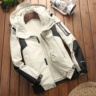 冲锋衣外套男三合一可拆卸两件套加厚保暖登山滑雪防水西藏防风衣
