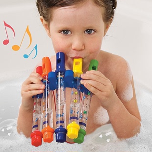 风靡欧美Water Flutes儿童可变声的吹奏水笛玩具浴室洗澡戏水男女