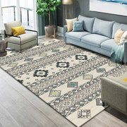 北欧简约现代地毯中式ins摩洛哥风格几何，客厅卧室沙发茶几长方形