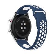 三星galaxy watch active2/1智能手表表带40/44mm42/46硅胶腕带gear s3/s2纯色反扣替换带s4双色男女手表配件
