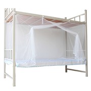 学生蚊帐上铺下铺宿舍用寝室，单人白色透明纱帐0.9x1.9m带支架90cm