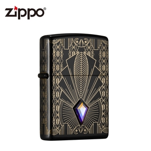 Zippo芝宝限量版2021年度机金色世家洛世奇水晶镶嵌zipoo