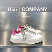 H55女鞋美式甜心潮牌厚底春夏百搭脏脏鞋做旧星星板鞋-67-032
