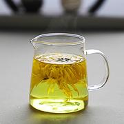 直身公杯小三角茶海分茶器简约玻璃公道杯高硼硅玻璃茶具配件