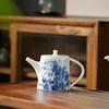 景德镇茶壶陶瓷手工手绘青花泡茶器功夫茶具家用大容量带过滤单壶
