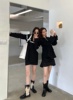 马丁靴女2021年春秋百搭靴子真皮西部牛仔靴，复古厚底单靴欧美短靴