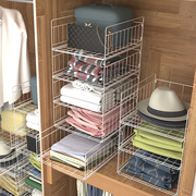 卧室衣柜隔板收纳内衣分层抽屉式整理置物架家居用品抽拉式多层架