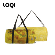 德国LOQI博物馆系列单肩斜跨包轻便旅行袋手提行李健身梵高向日葵