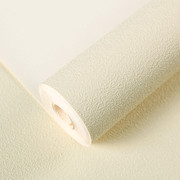 矽藻泥纯色素色壁m纸北欧风格加厚纯白白色壁纸卧室美容院客厅