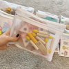 拼图收纳袋透明网纱拉链式专用神袋儿童积木玩具分类分装整理袋子