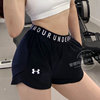 安德玛女裤短裤夏季运动裤，跑步训练健身快干透气休闲裤子