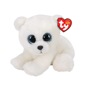 玩偶礼物白色北极熊，毛绒公仔豆豆宝宝，大眼睛儿童玩具布娃娃收藏