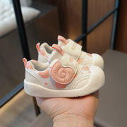 女宝宝春季网面婴儿鞋0一1-3岁半春秋款鞋子婴幼儿软底透气学步鞋