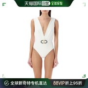 香港直邮ZIMMERMANN 女士Alight 1PC 织纹深V泳装
