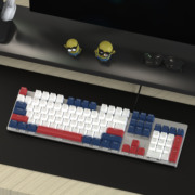 AOC GK410机械键盘青轴黑轴茶轴红轴电竞游戏女生办公网咖专用