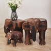 泰国家用小板凳大象换鞋凳东南亚家具实木小号木凳矮凳木头圆凳子