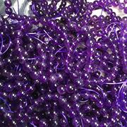 乌拉圭天然紫水晶手链女款晶体，有棉裂单圈手串，时尚水晶首饰品礼物
