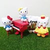 2019年kitty家族公仔娃娃绒毛玩偶布偶钢琴木制音乐盒 作曲莫扎特