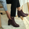 8.5cm韩国内增高女鞋时尚高跟皮鞋系带拉链皮靴女式内增高时装靴